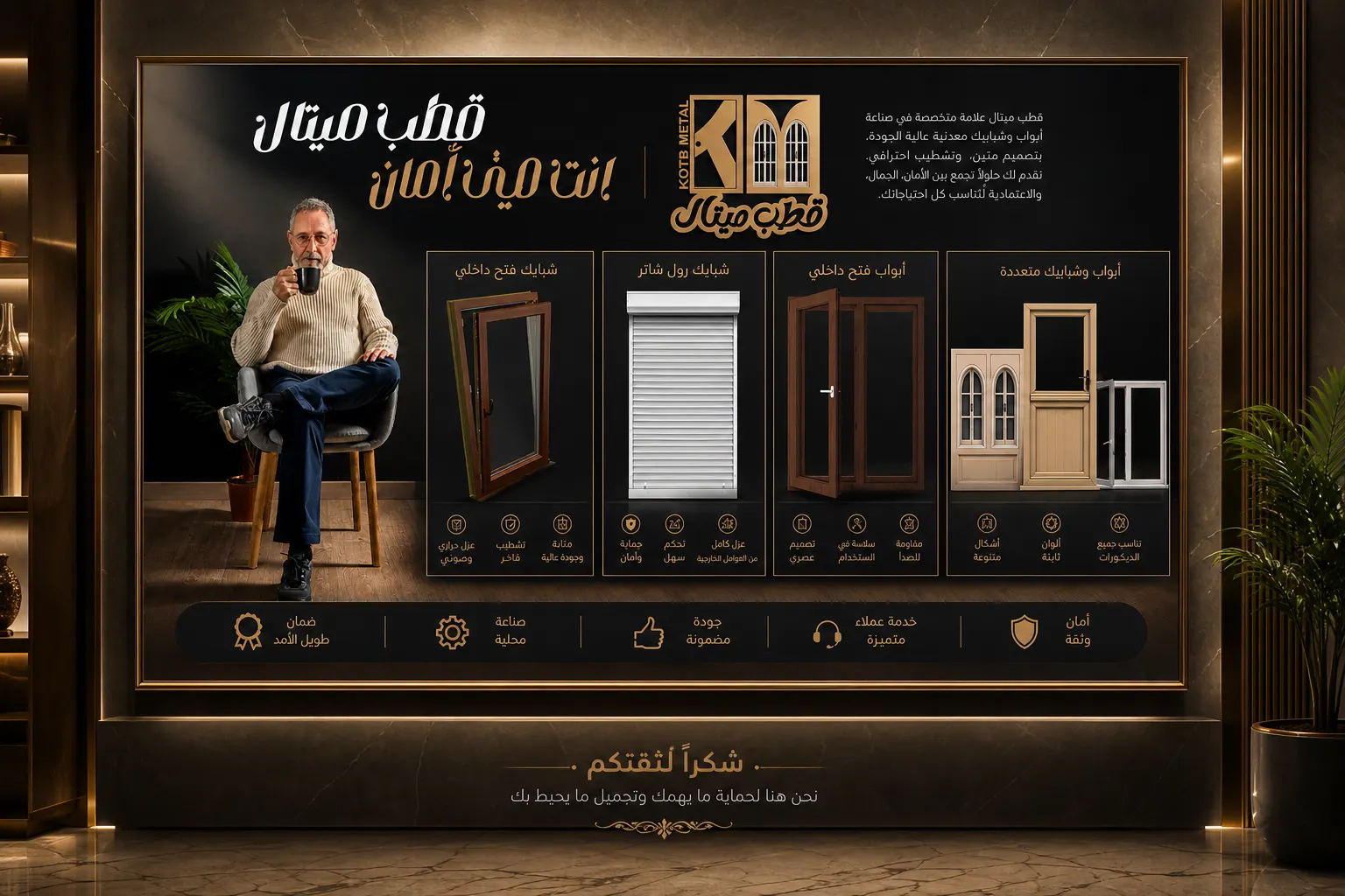 KOTB METAL UPVC حملة اعلانيه — القاهرة — لقطة 6